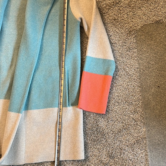 NWOT from Anthropologie!wrap coat 100% wool above the knee wrap coat - Picture 6 of 8